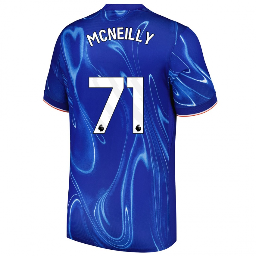 Kinder Donnell Mcneilly #71 Blau Weiß Heimtrikot Trikot 2024/25 T-Shirt