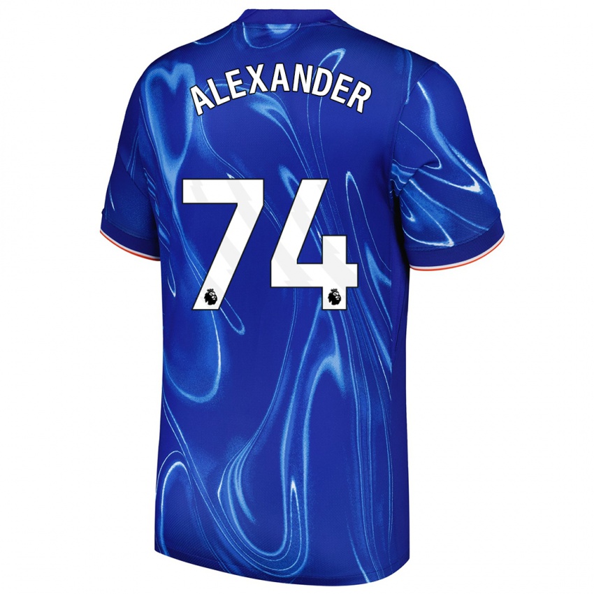 Kinder Reiss Alexander Russell-Denny #74 Blau Weiß Heimtrikot Trikot 2024/25 T-Shirt