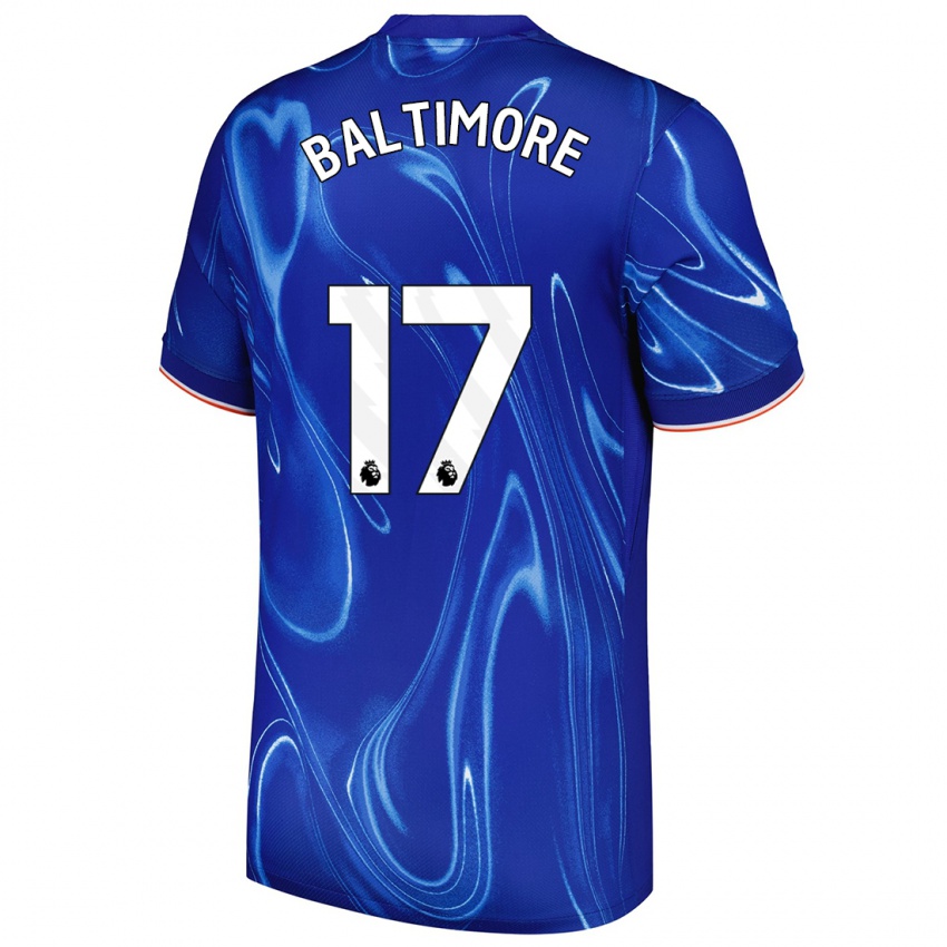 Kinder Sandy Baltimore #17 Blau Weiß Heimtrikot Trikot 2024/25 T-Shirt