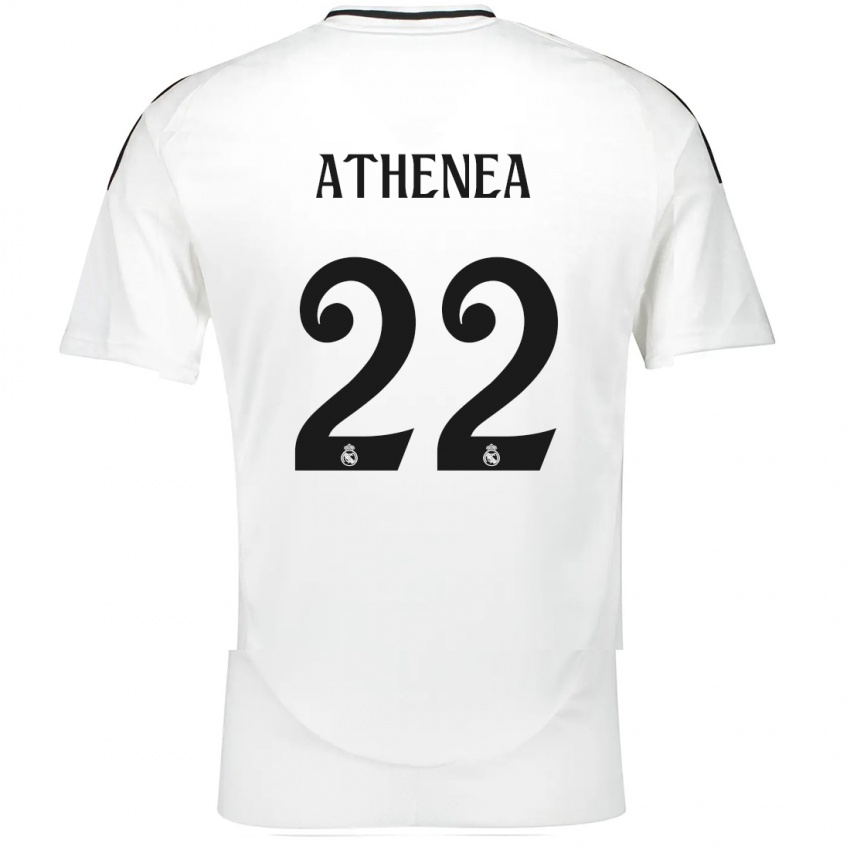 Kinder Athenea Del Castillo #22 Weiß Heimtrikot Trikot 2024/25 T-Shirt