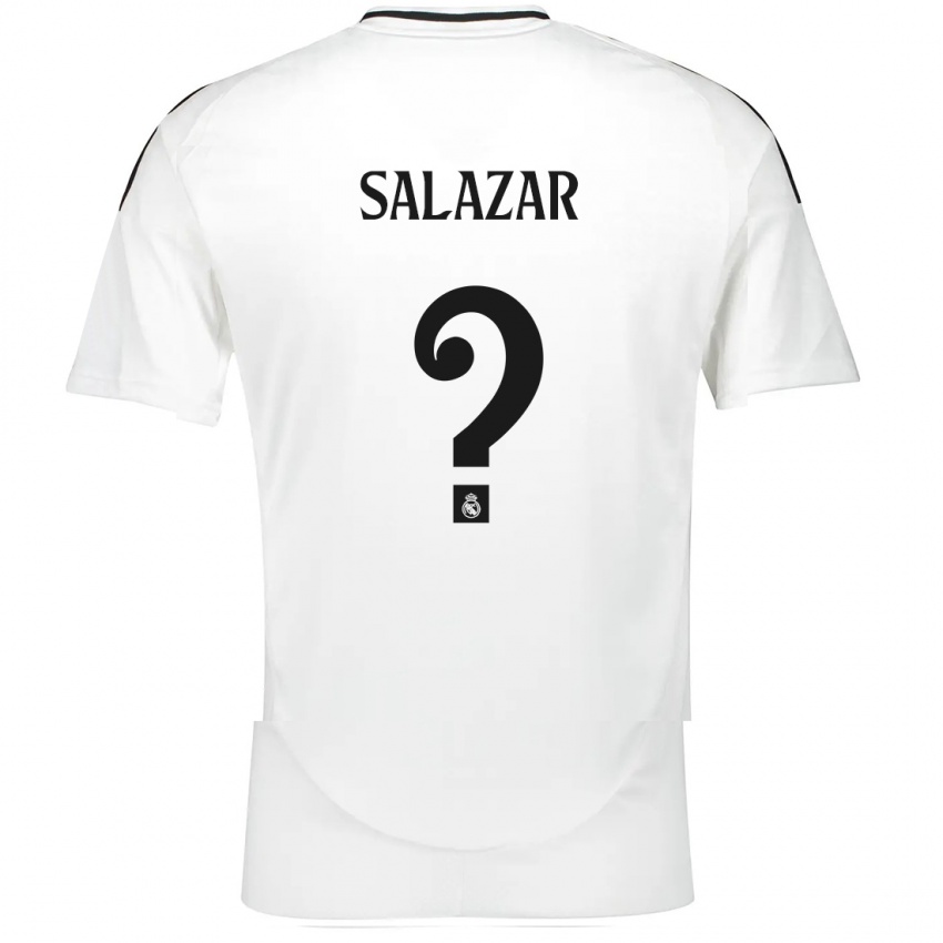 Kinder Isra Salazar #0 Weiß Heimtrikot Trikot 2024/25 T-Shirt