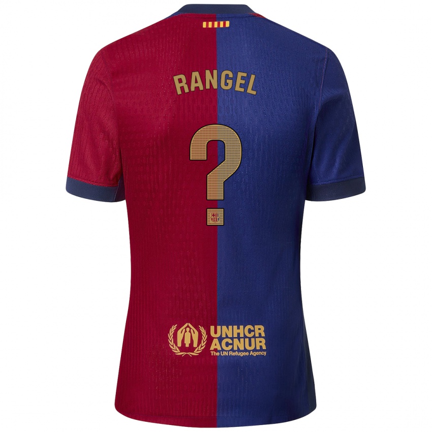 Kinder Héctor Rangel #0 Blau Rot Heimtrikot Trikot 2024/25 T-Shirt