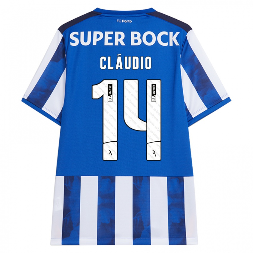 Kinder Claudio Ramos #14 Blau Weiß Heimtrikot Trikot 2024/25 T-Shirt