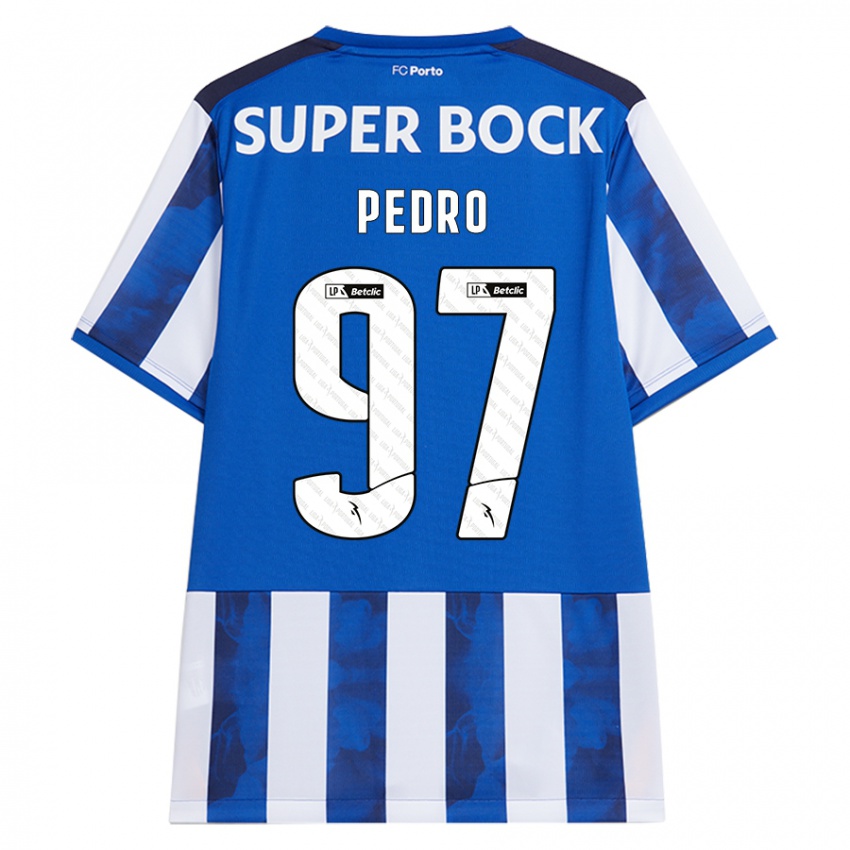 Kinder Zé Pedro #97 Blau Weiß Heimtrikot Trikot 2024/25 T-Shirt