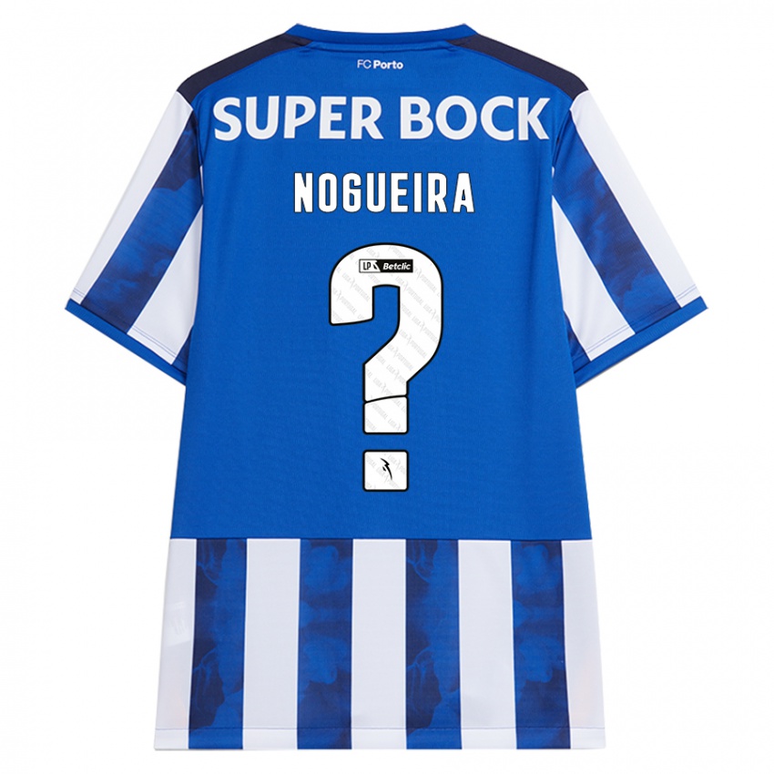 Kinder Duarte Nogueira #0 Blau Weiß Heimtrikot Trikot 2024/25 T-Shirt