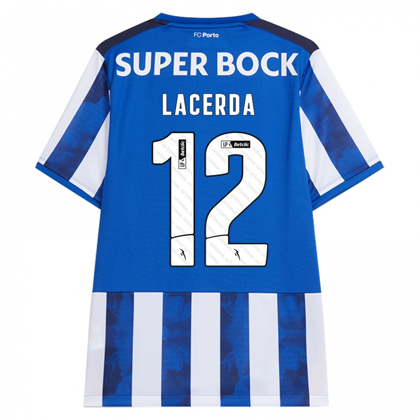 Kinder Lacerda #12 Blau Weiß Heimtrikot Trikot 2024/25 T-Shirt