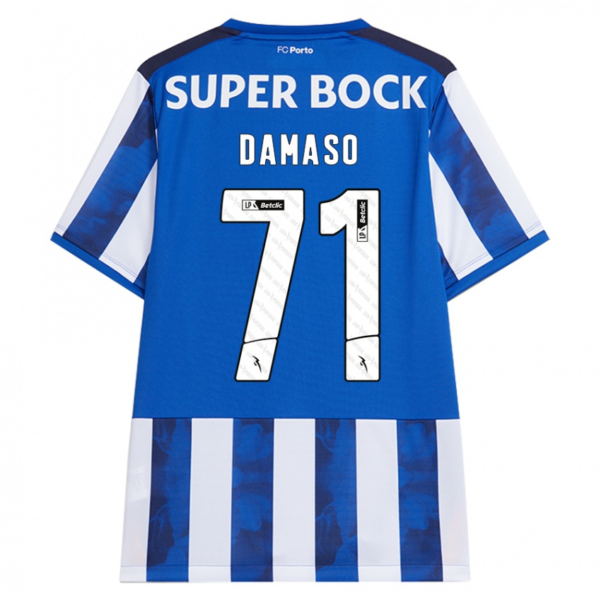 Kinder Nico Damaso #71 Blau Weiß Heimtrikot Trikot 2024/25 T-Shirt