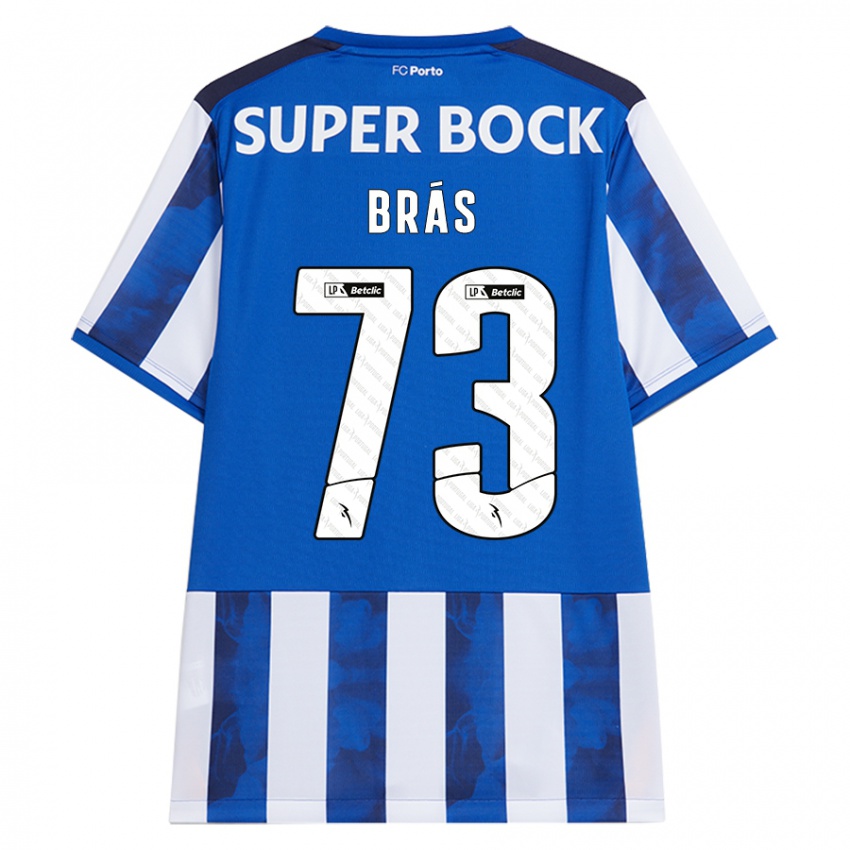 Kinder Gabriel Brás #73 Blau Weiß Heimtrikot Trikot 2024/25 T-Shirt