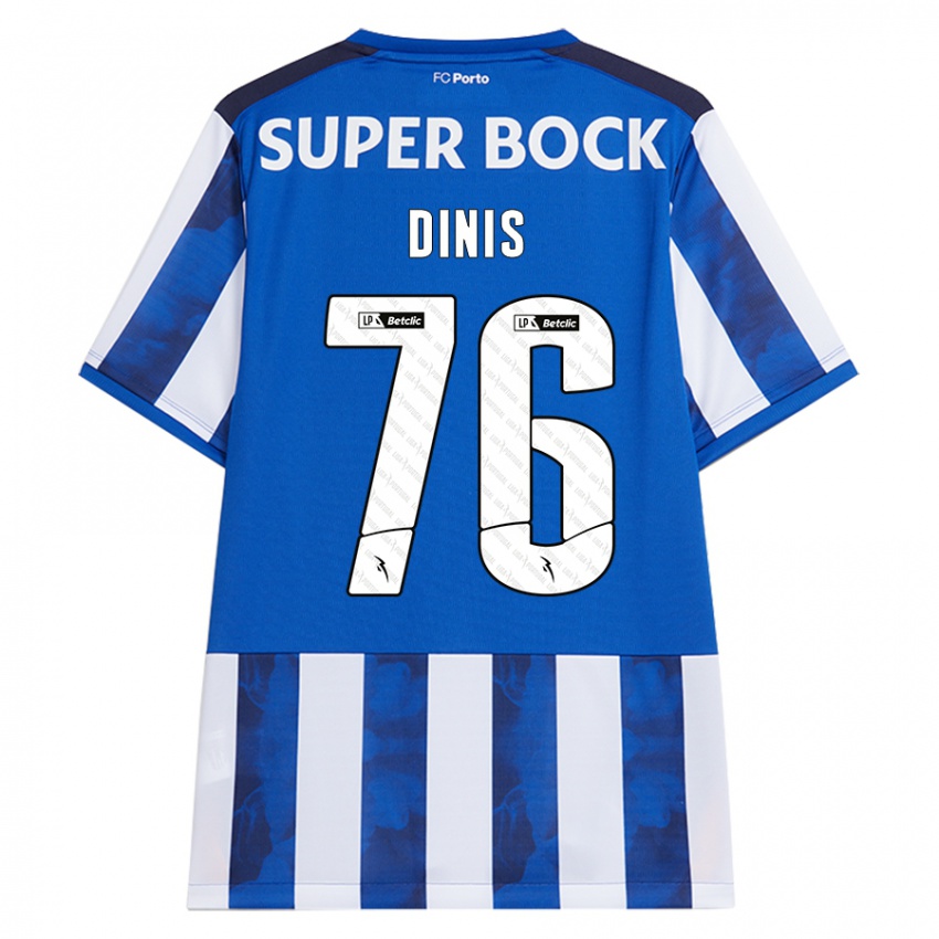 Kinder Dinis #76 Blau Weiß Heimtrikot Trikot 2024/25 T-Shirt