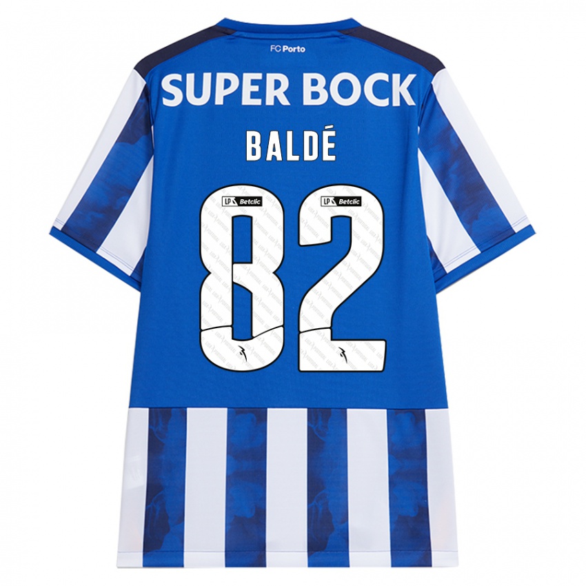 Kinder Alfa Baldé #82 Blau Weiß Heimtrikot Trikot 2024/25 T-Shirt