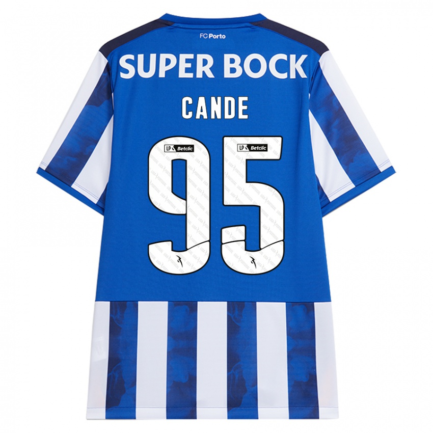 Kinder Anhá Cande #95 Blau Weiß Heimtrikot Trikot 2024/25 T-Shirt