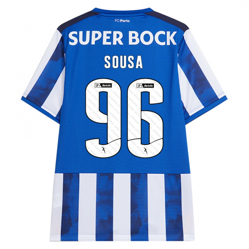 Kinder Filipe Sousa #96 Blau Weiß Heimtrikot Trikot 2024/25 T-Shirt