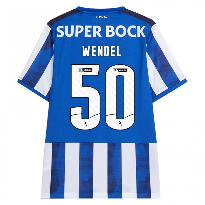 Kinder Wendel #50 Blau Weiß Heimtrikot Trikot 2024/25 T-Shirt