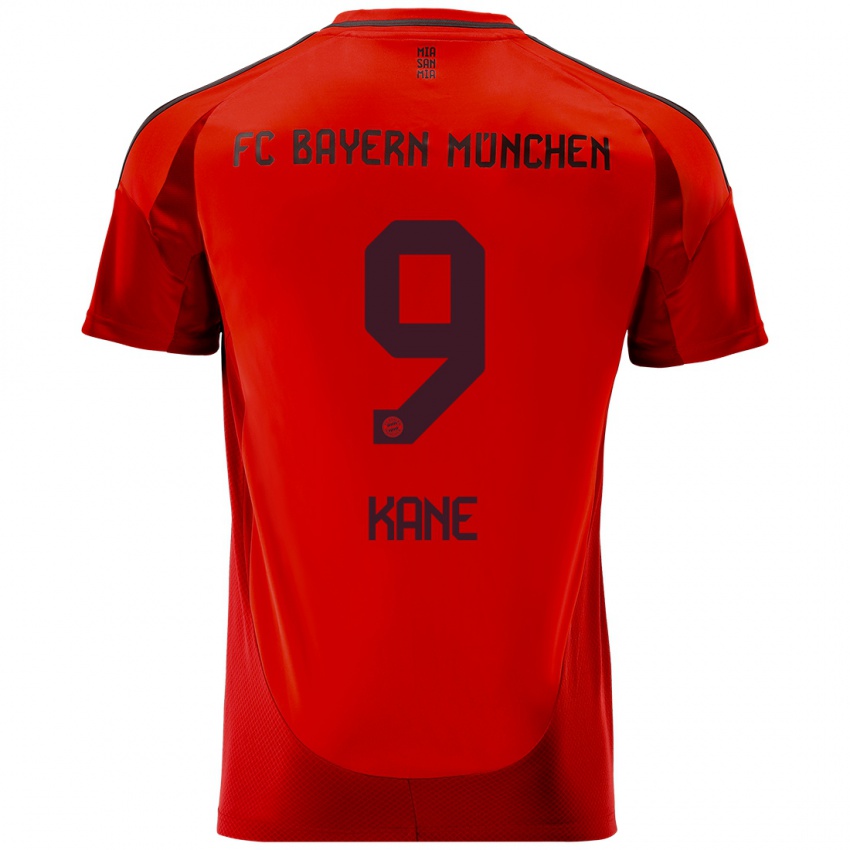 Kinder Harry Kane #9 Rot Heimtrikot Trikot 2024/25 T-Shirt