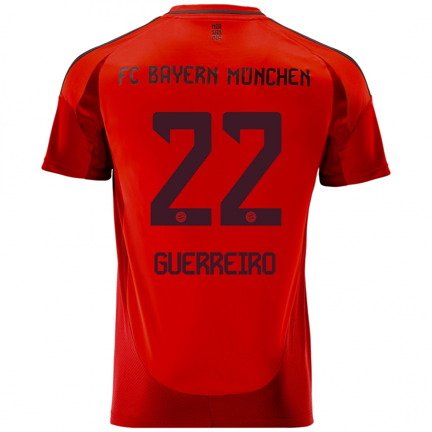 Kinder Raphael Guerreiro #22 Rot Heimtrikot Trikot 2024/25 T-Shirt