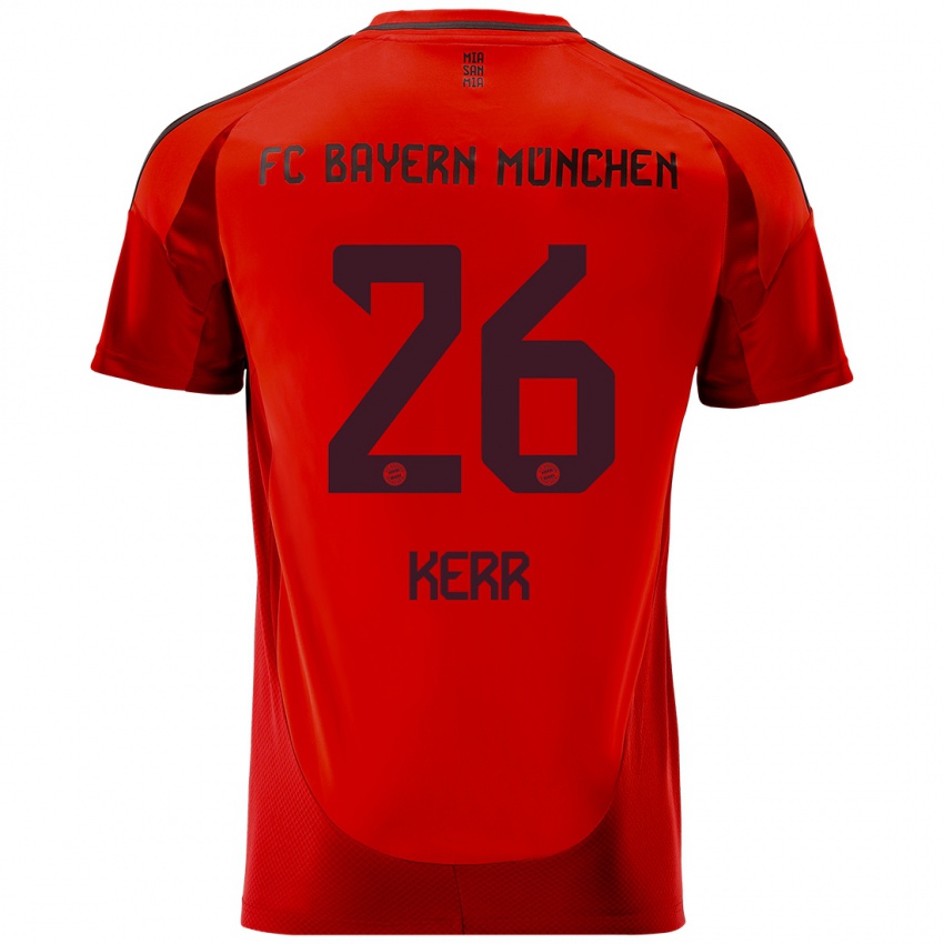 Kinder Samantha Kerr #26 Rot Heimtrikot Trikot 2024/25 T-Shirt