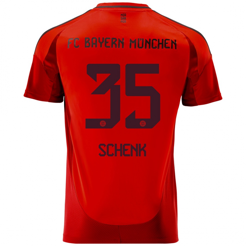 Kinder Johannes Schenk #35 Rot Heimtrikot Trikot 2024/25 T-Shirt