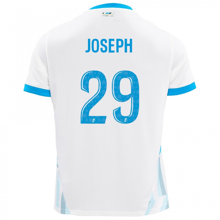 Kinder Darlina Joseph #29 Weiß Himmelblau Heimtrikot Trikot 2024/25 T-Shirt