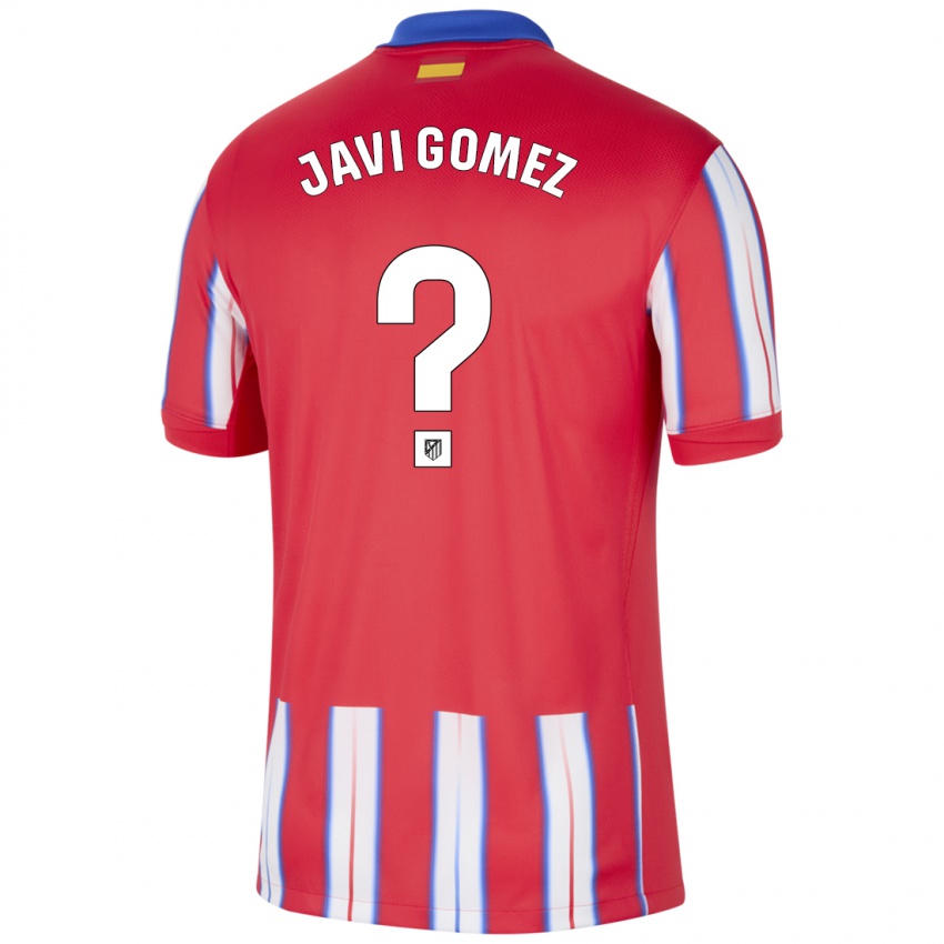 Kinder Javi Gomez #0 Rot Weiß Blau Heimtrikot Trikot 2024/25 T-Shirt