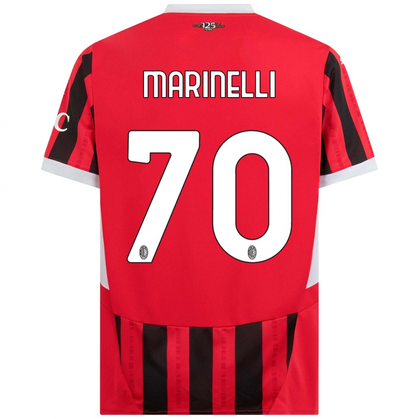 Kinder Gloria Marinelli #70 Rot Schwarz Heimtrikot Trikot 2024/25 T-Shirt