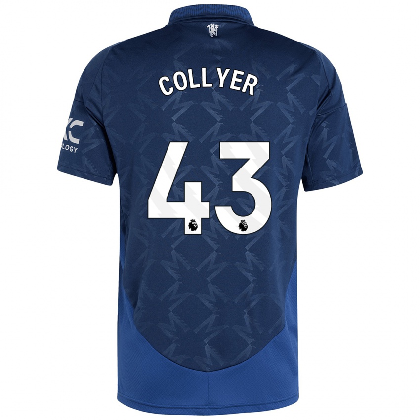 Kinder Toby Collyer #43 Indigo Auswärtstrikot Trikot 2024/25 T-Shirt