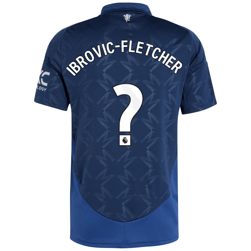 Kinder Edward Ibrovic-Fletcher #0 Indigo Auswärtstrikot Trikot 2024/25 T-Shirt