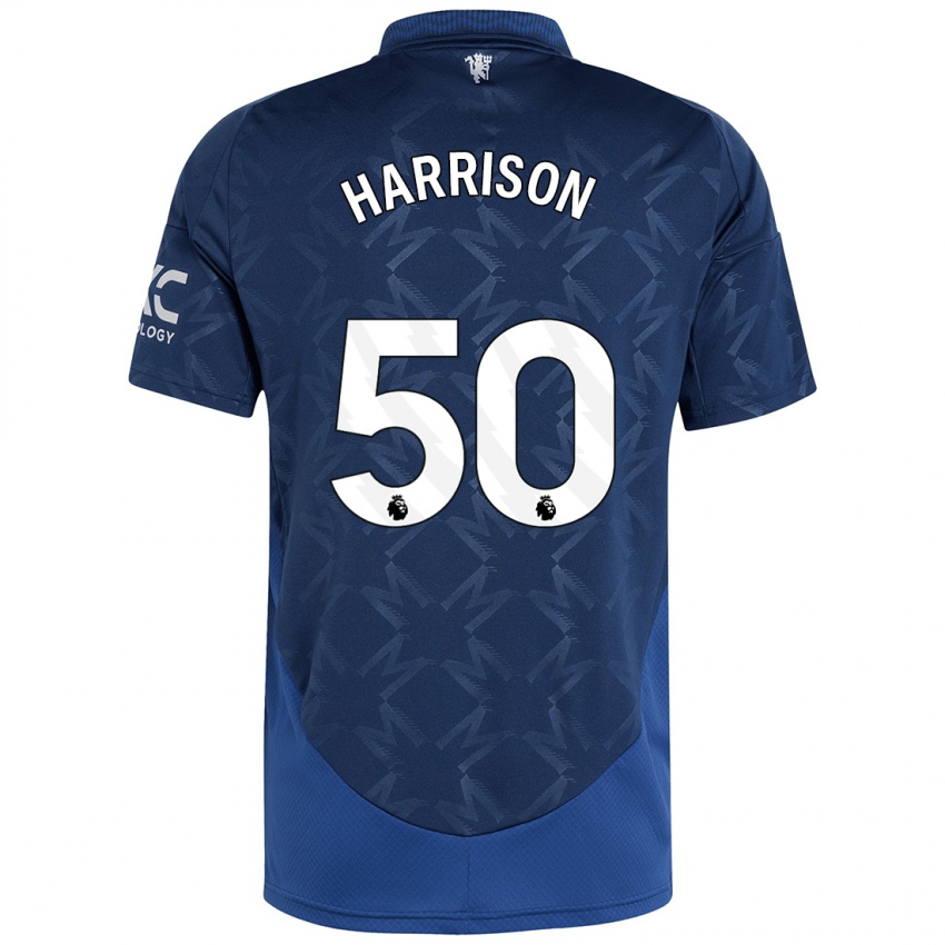 Kinder Elyh Harrison #50 Indigo Auswärtstrikot Trikot 2024/25 T-Shirt