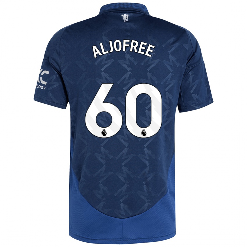 Kinder Sonny Aljofree #60 Indigo Auswärtstrikot Trikot 2024/25 T-Shirt