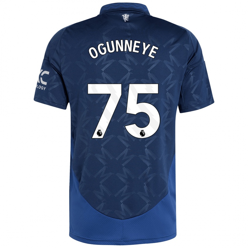 Kinder Habeeb Ogunneye #75 Indigo Auswärtstrikot Trikot 2024/25 T-Shirt