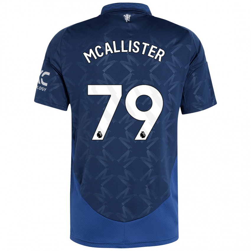 Kinder Finley Mcallister #79 Indigo Auswärtstrikot Trikot 2024/25 T-Shirt