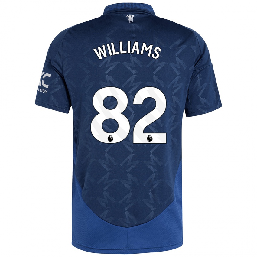 Kinder Ethan Williams #82 Indigo Auswärtstrikot Trikot 2024/25 T-Shirt