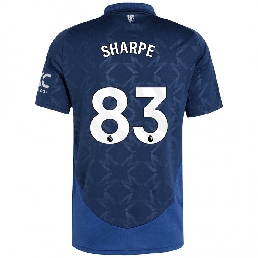 Kinder Malachi Sharpe #83 Indigo Auswärtstrikot Trikot 2024/25 T-Shirt