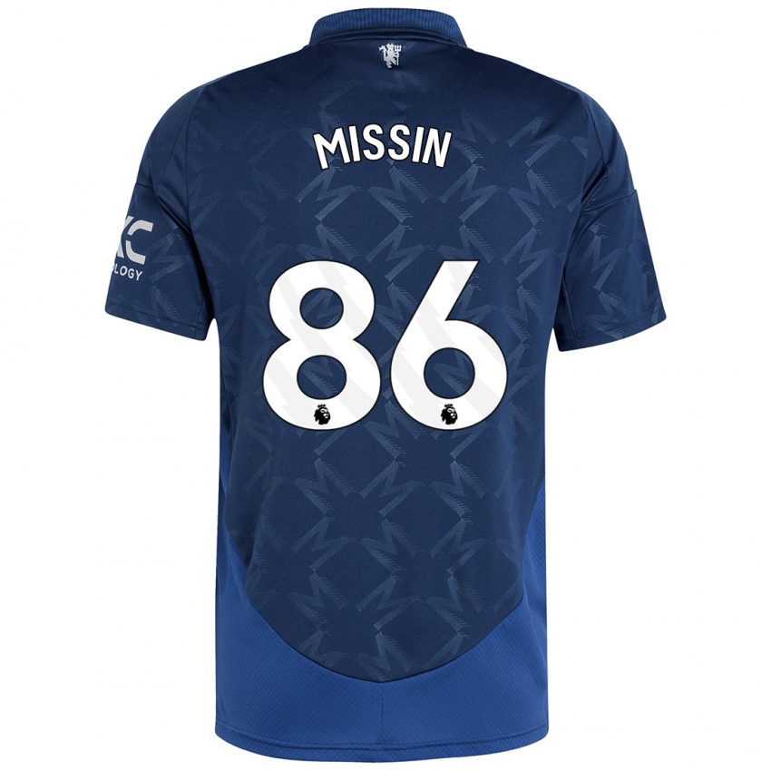 Kinder Ashton Missin #86 Indigo Auswärtstrikot Trikot 2024/25 T-Shirt