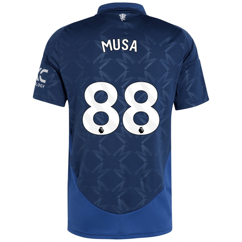 Kinder Victor Musa #88 Indigo Auswärtstrikot Trikot 2024/25 T-Shirt