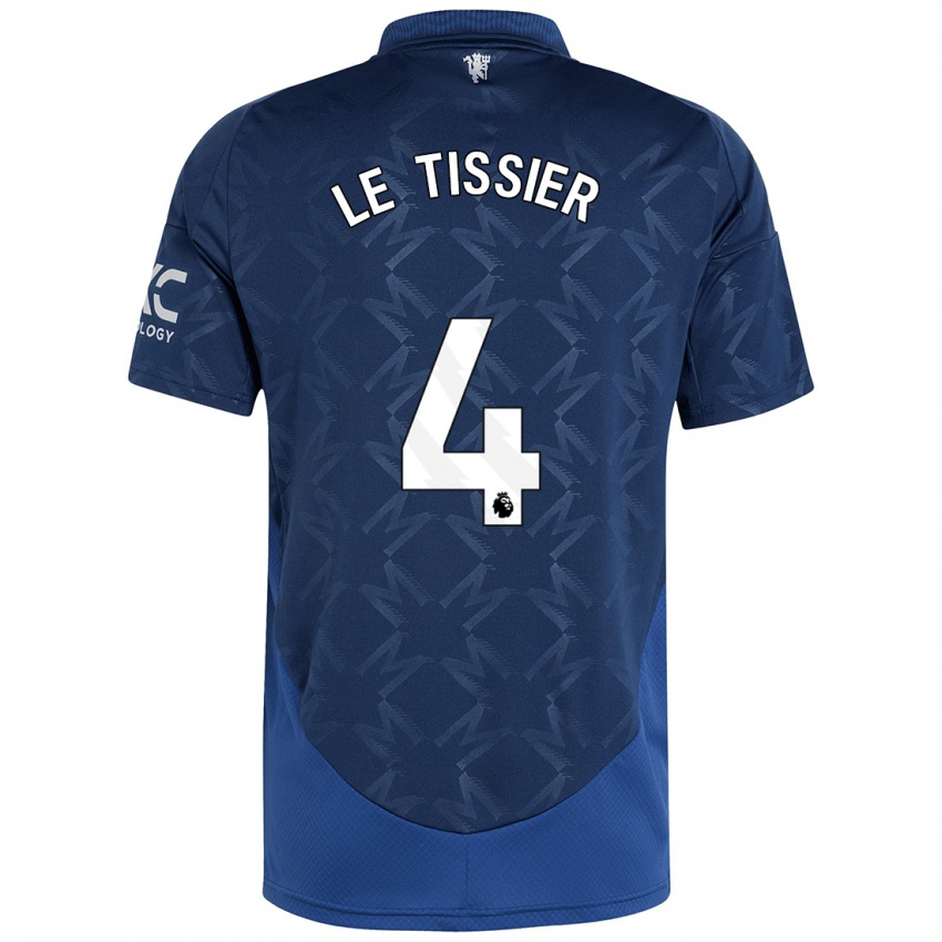 Kinder Maya Le Tissier #4 Indigo Auswärtstrikot Trikot 2024/25 T-Shirt