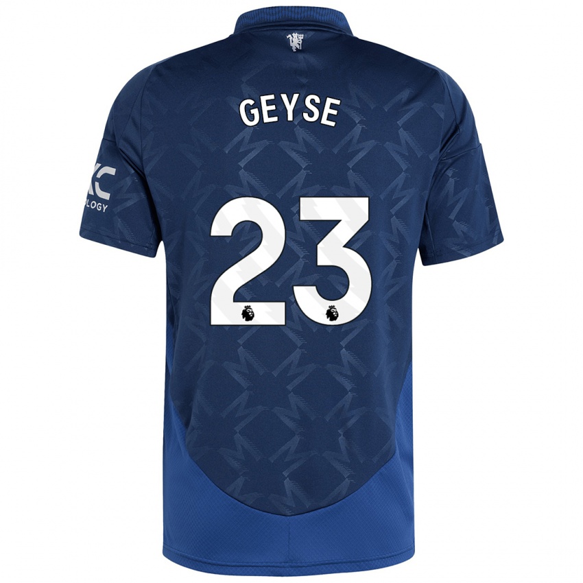 Kinder Geyse #23 Indigo Auswärtstrikot Trikot 2024/25 T-Shirt