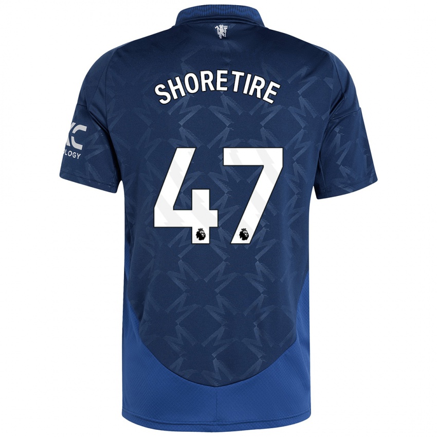 Kinder Shola Shoretire #47 Indigo Auswärtstrikot Trikot 2024/25 T-Shirt