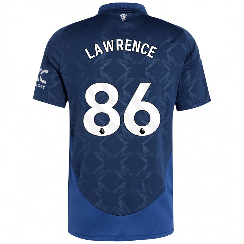 Kinder Marcus Lawrence #86 Indigo Auswärtstrikot Trikot 2024/25 T-Shirt