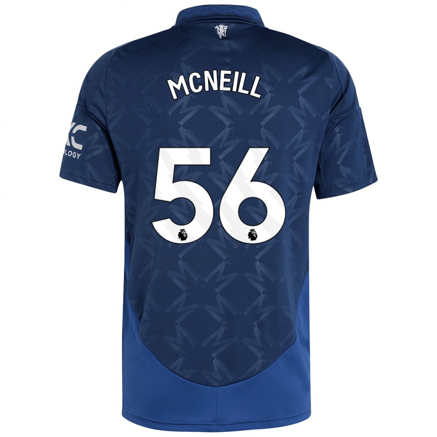 Kinder Charlie Mcneill #56 Indigo Auswärtstrikot Trikot 2024/25 T-Shirt