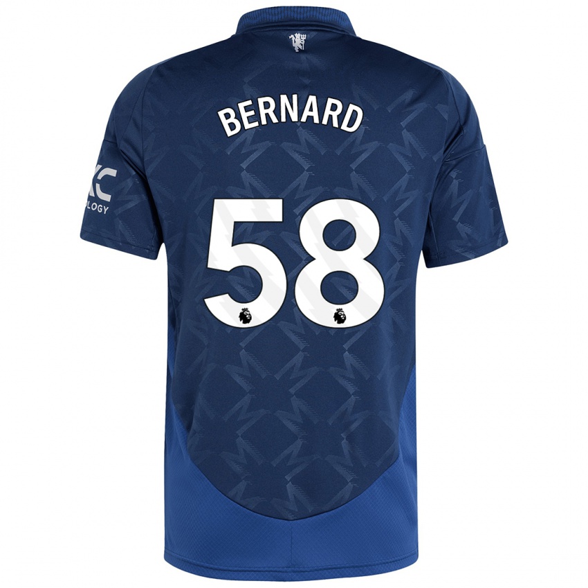 Kinder Bernard #58 Indigo Auswärtstrikot Trikot 2024/25 T-Shirt