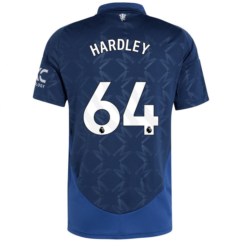 Kinder Bjorn Hardley #64 Indigo Auswärtstrikot Trikot 2024/25 T-Shirt