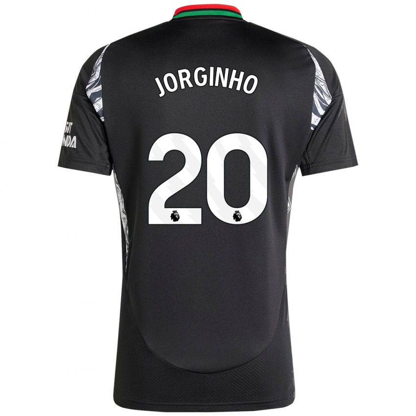 Kinder Jorginho #20 Schwarz Auswärtstrikot Trikot 2024/25 T-Shirt