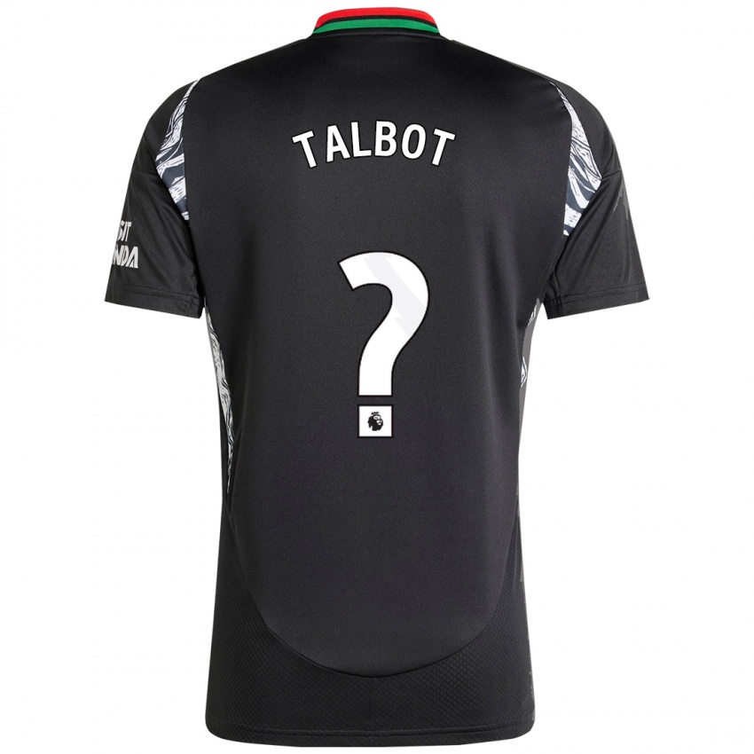 Kinder Jack Talbot #0 Schwarz Auswärtstrikot Trikot 2024/25 T-Shirt