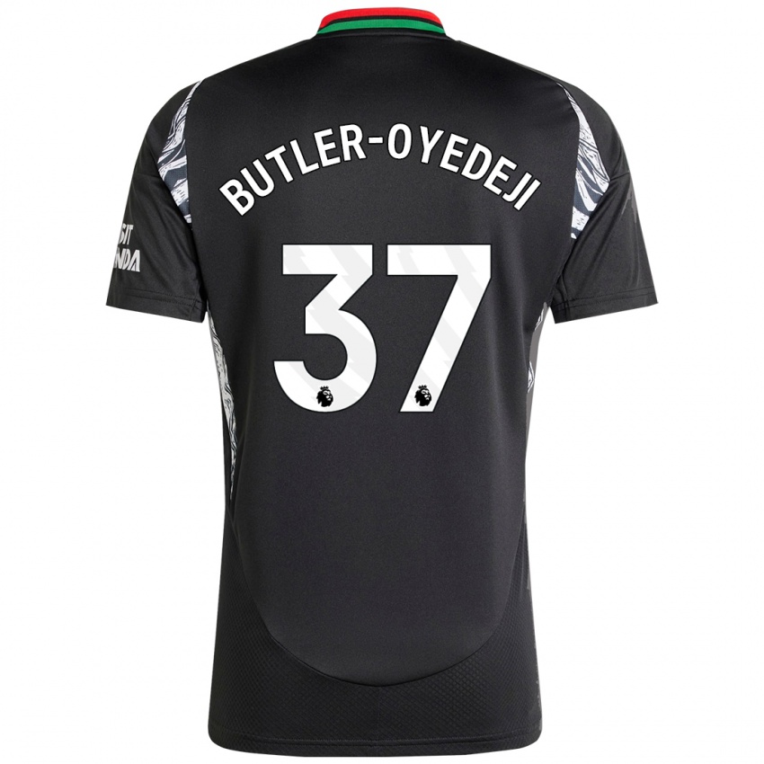 Kinder Nathan Butler-Oyedeji #37 Schwarz Auswärtstrikot Trikot 2024/25 T-Shirt