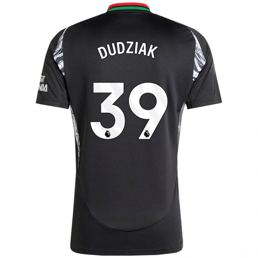 Kinder Harrison Dudziak #39 Schwarz Auswärtstrikot Trikot 2024/25 T-Shirt