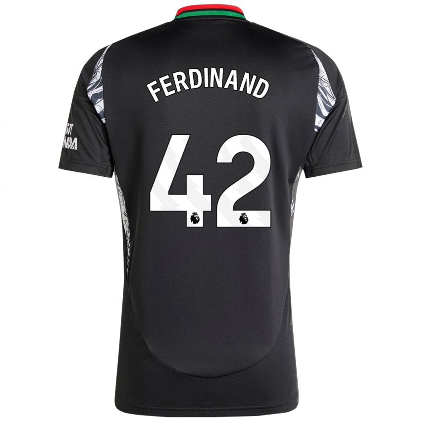 Kinder Seb Ferdinand #42 Schwarz Auswärtstrikot Trikot 2024/25 T-Shirt