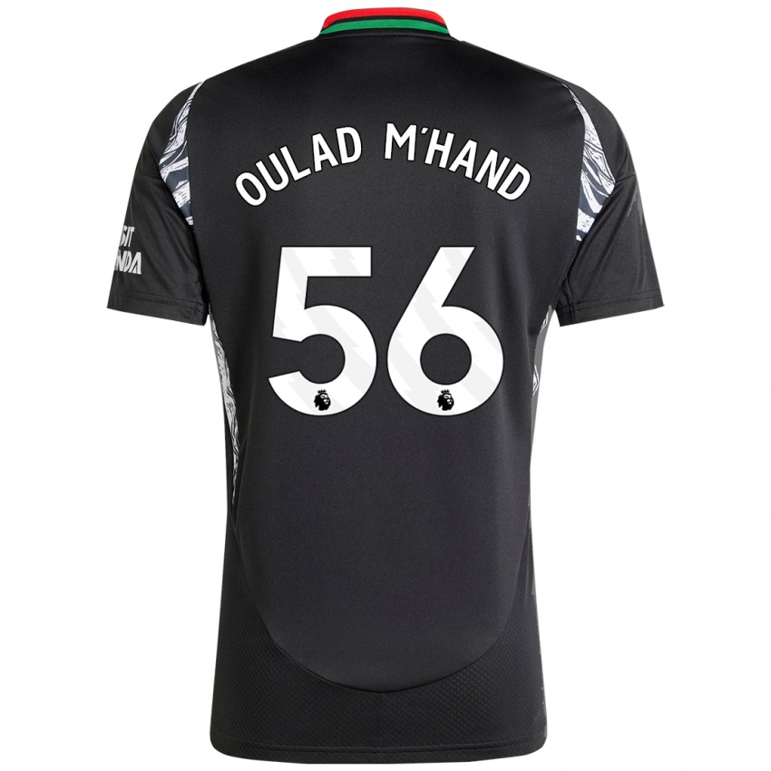 Kinder Salah-Eddine Oulad M'hand #56 Schwarz Auswärtstrikot Trikot 2024/25 T-Shirt