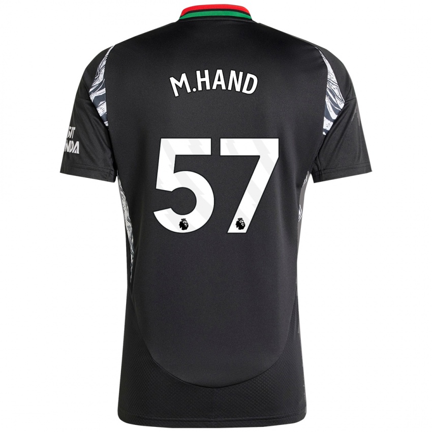 Kinder Ismail Oulad M'hand #57 Schwarz Auswärtstrikot Trikot 2024/25 T-Shirt