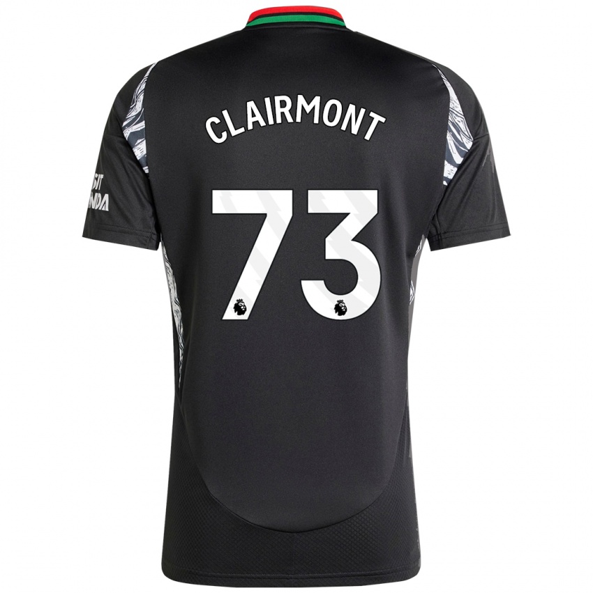 Kinder Reece Clairmont #73 Schwarz Auswärtstrikot Trikot 2024/25 T-Shirt