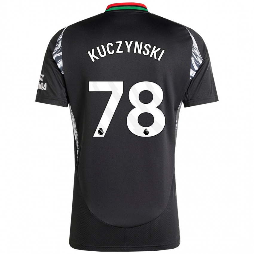 Kinder Max Kuczynski #78 Schwarz Auswärtstrikot Trikot 2024/25 T-Shirt